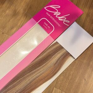 Tape-in Hair Extensions - brunette and dimensional blonde